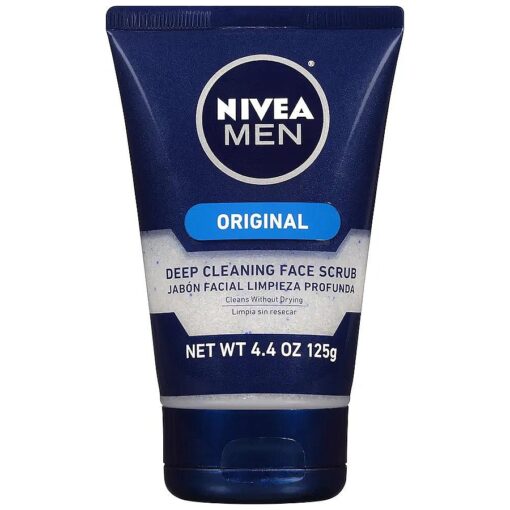 NIVEA Men Original Deep Cleaning Face Scrub 4.4 Ounce