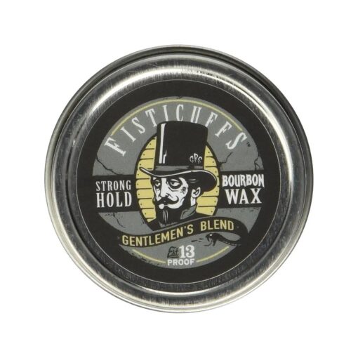 Grave Before Shave Fisticuffs Strong Hold Mustache Wax Gentlemen 's Blend 1 OZ, Tin