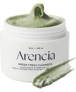 Green Rice Mochi Cleanser & Daily Scrub - Moisturizing, Brightening & Deep-Cleansing - All Skin Types, Vegan, Organic - with Rice Powder, Rice Water & Green Tea ( 1.76oz )