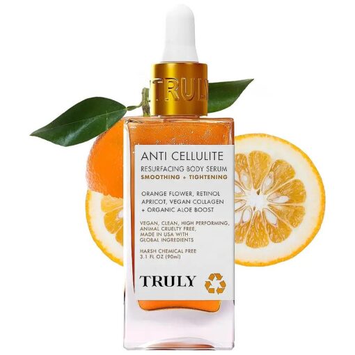 Truly Beauty Anti-Cellulite Serum-Better Than Cream-Helps Tighten Skin, Retinol Body Lotion Serum - Reduces Cellulite - Body Moisturizer Cream Serum - Compress Skin, Body Lotion Serum - 3.1 OZ