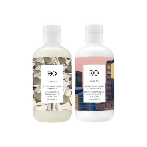 R+Co Dallas Biotin Thickening Shampoo | Thickens, Nourishes + Strengthens | Vegan + Cruelty-Free |