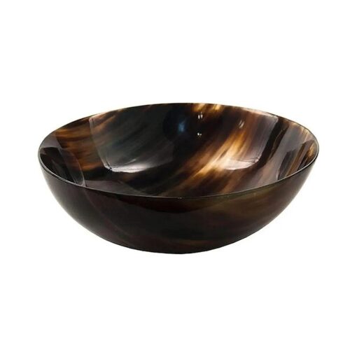 Parker Genuine Ox Horn Palm Lathering Shave Bowl