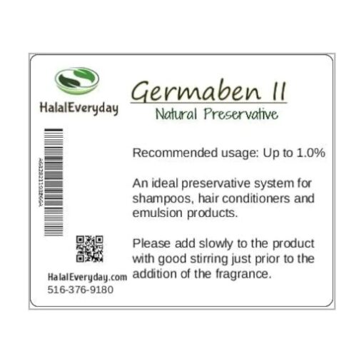 Germaben II - Natural Preservative - Clear Liquid Preservative - Great for making lotion, cream and shampoo- 8oz