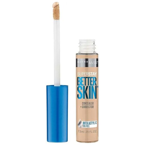 Maybelline New York Superstay Better Skin Concealer + Corrector, Light 0.25 Ounce