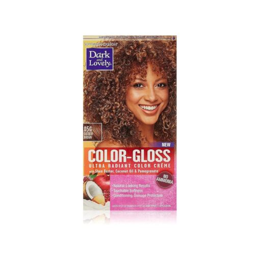 Dark and Lovely Color-Gloss Ultra Radiant Color Creme, Golden Brown