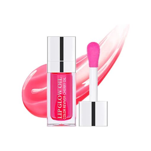 MAEPEOR Hydrating Lip Glow Oil 10 Colors Moisturizing Lip Oil Gloss Non-sticky Transparent Lip Gloss Long Lasting Nourishing Tinted Lip Balm with Big Brush Head ( IColors 15 )