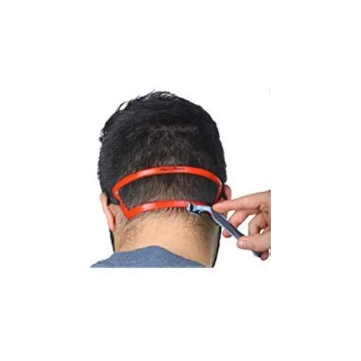 Revo Neck - Neckline Shaving Template Guide - Edge Up your Straight Neck Hairline - One Size Fits All Haircut Grooming Kit - Styling Tool - Use W/Clippers or Trimmer - Barber Supplies Set - Stencil