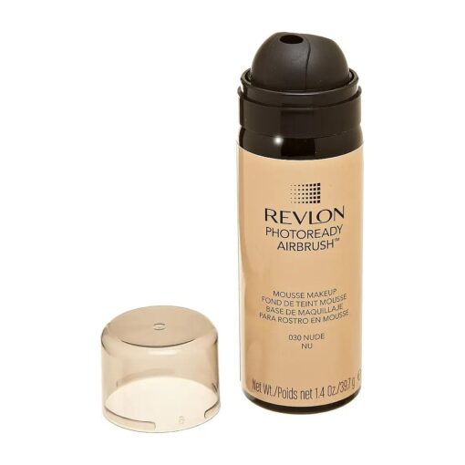 REVLON Photoready Airbrush Mousse Makeup, Nude, 1.4 Ounce