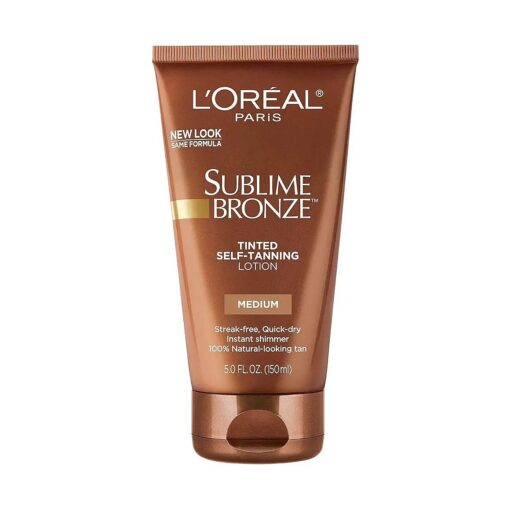 L'Oreal SUBLIME BRONZE Tinted Self-Tanning Lotion Medium Natural Tan 5 oz