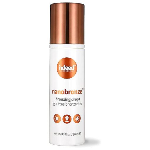 Nanobronze Drops - Get a sun-kissed glow without the sun ! Bronzing drops with hyaluronic acid instantly bronze, blur, and hydrate skin, 30ml