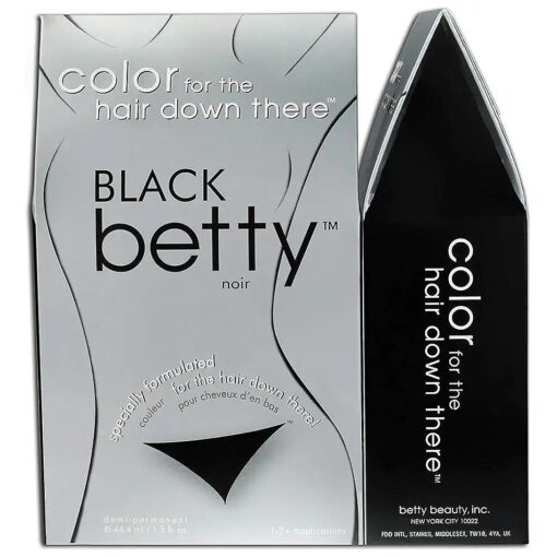 Black Betty - Color for the Hair Down There Hair Coloring Kit