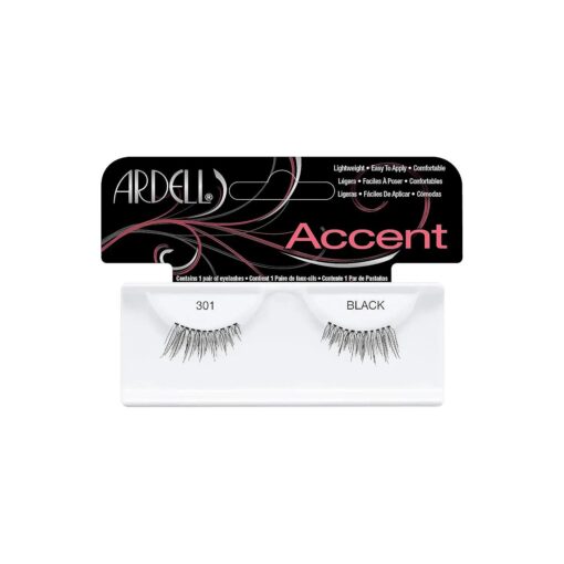 Ardell Accent Lashes, Black [ 301 ] 1 Pair