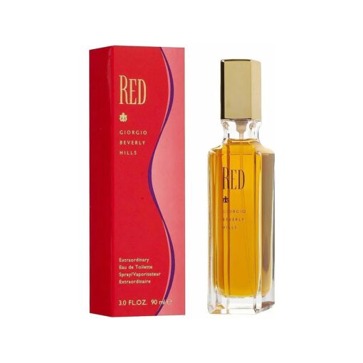 Giorgio Beverly Hills Red Perfume for Women, 3 fl, oz, EDT Spray