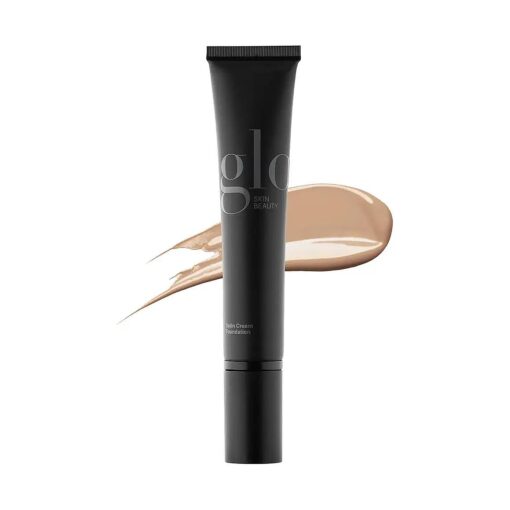 Glo Skin Beauty Satin Cream Foundation Makeup for Face, Honey Light - Full Coverage, Semi Matte Finish, Conceal Blemishes & Even Skin Tone