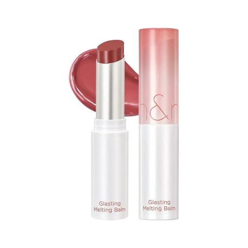 rom & nd Glasting Melting Balm 3.5g, 06 KAYA FIG, Glossy, Plumping Lips, Moisture, Translucent, Water Bomb, High Pigmented, Vegan