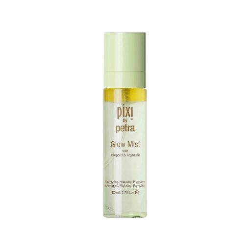 Pixi Beauty Glow Mist | All-Over Mist For Luminous Complexion | Set & Refresh Makeup | Hydrate Skin With 21 Natural Oils | 2.70 Fl Oz