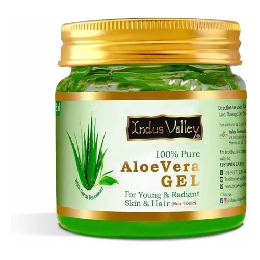 Non-Toxic Aloe Vera Gel for Acne, Scars, Glowing & Radiant Skin Treatment ( 400 ml )