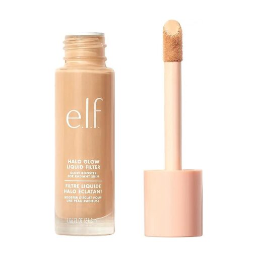 e.l.f, Halo Glow Liquid Filter, Complexion Booster For A Glowing, Soft-Focus Look, Infused With Hyaluronic Acid, Vegan & Cruelty-Free, 2 Fair/Light