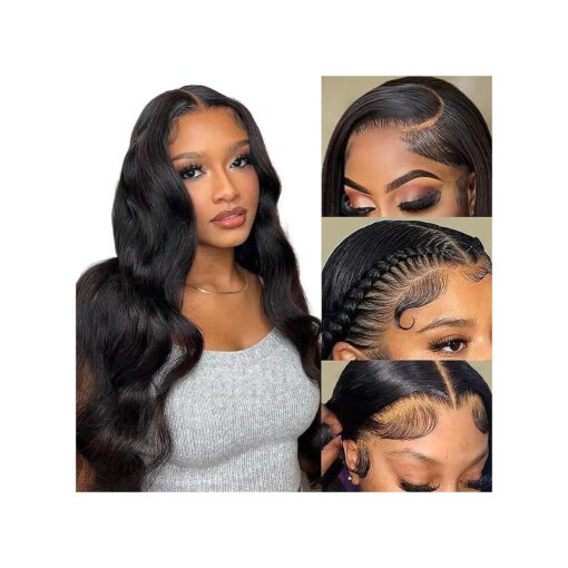 13x4 Lace Front Wigs Human Hair Body Wave Lace Front Wigs Human Hair Pre Plucked 13x4 Hd Lace Frontal Wigs Human Hair Hd Lace Front Wigs for Black Women ( 20inch ( Pack of 1 ) )