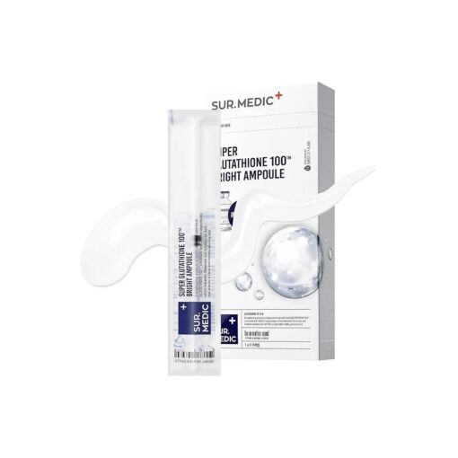 Super Glutathione 100 ( tm ) Bright Ampoule 0.35 oz / 10g ( 1g x 10ea ) - Brightening, Skin Elasticity, Anti-aging, illuminating and hydrating care - Korean Skin Care