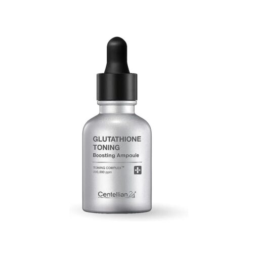 Centellian 24 Glutathione Toning Boosting Ampoule - Illuminated & Even Skin Tone, Glutathione Complex 200,000 ppm, Niacinamide & Vitamins ( 1.01 fl oz ) by Dongkook Pharmaceutical