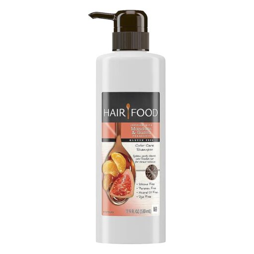 Hair Food Gluten Free Color Care Shampoo Infused with Mandarin & Guava Fragrance, 17.9 fl oz