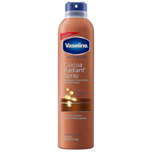 Vaseline Spray and Go Moisturizer in Cocoa Radiant, 6.5 Oz