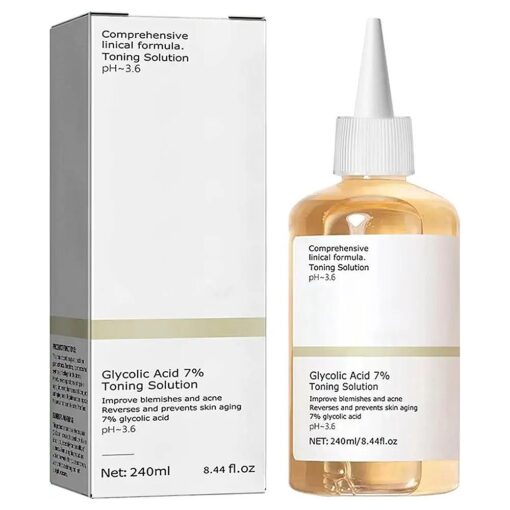 240ML Ordinary-Glycolic Acid 7 % Toning Resurfacing Solution, Glycolic Acid Toner for Face, Glycolic Acid Lotion, Glycolic Acid Peel for Face, Glycolic Acid Serum Face