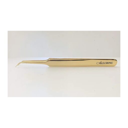 Gold Tweezers for Eyelash Extension for Volume Lashes 3D, 5D & 6D lashes