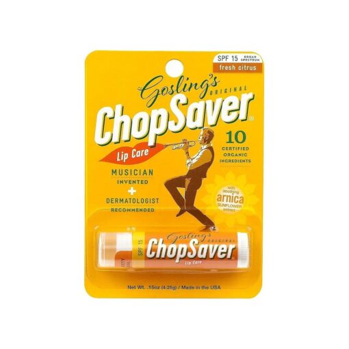 ChopSaver Gold Lip Balm with SPF15 Protection 0.15 oz ( Pack of 2 )