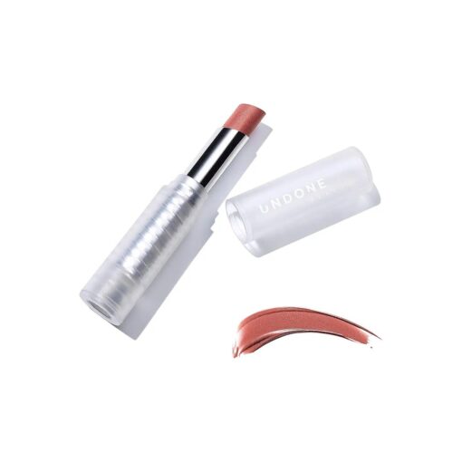 UNDONE BEAUTY Light on Lip Reflecting, Amplifying Lipstick with Sheer, Buildable, Hydrating Color and Aloe, Coconut & Volume Enhancing Pigment - Vegan and Paraben & Cruelty Free - Gosh Garnet