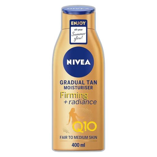 NIVEA Body Q10 Gradual Tan Body Moisturiser Fair to Medium 400ml