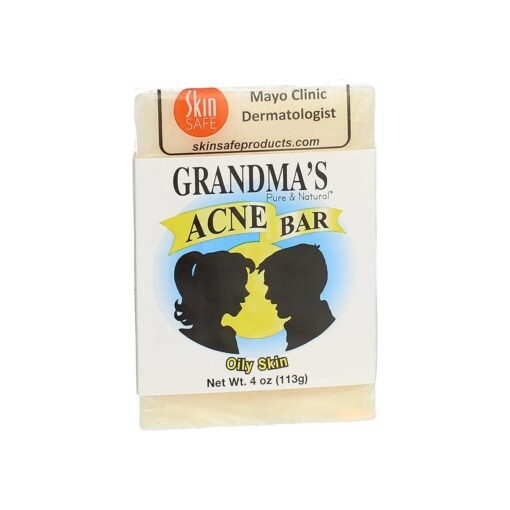 Grandma 's Pure & Natural Acne Bar for Oily Skin 4 oz