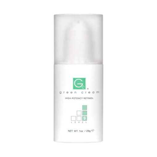 Green Cream Retinol, Level 9, High Potency, Airless Pump, 1 Ounce