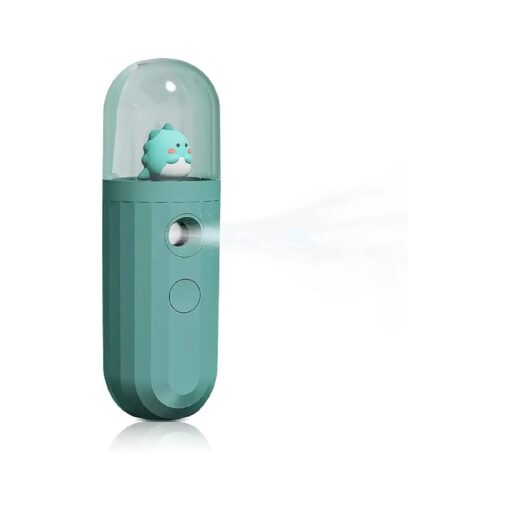 Nano Mister, Mate2GO Eyelash Nebulizer Nano Facial Mister Cool Mist Steamer Handy Mist Sprayer Moisturizing & Hydrating for Skin Care, Makeup, Eyelash Extensions, USB Rechargeable - Green