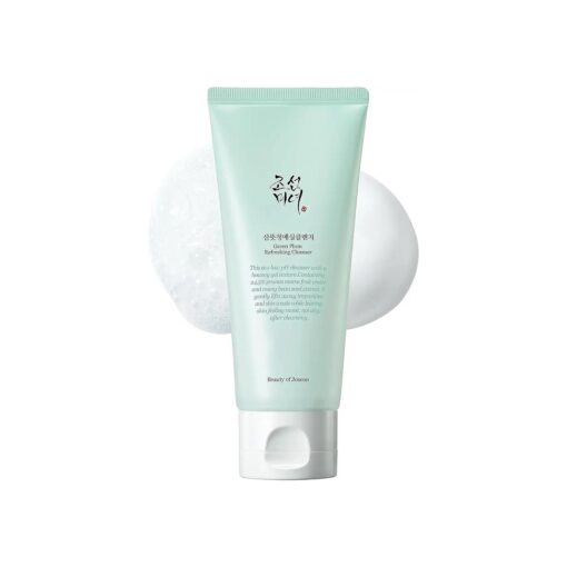 Beauty of Joseon Green Plum Refreshing Cleanser Gel Type Deep Pore Cleansing, Acne Face Wash, Blackhead Remover for All Skin Types, Korean Skincare 100ml, 3.38 fl.oz