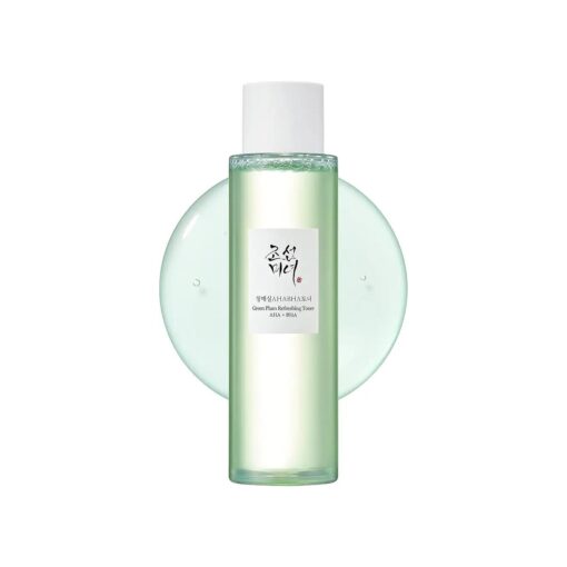 Beauty of Joseon Green Plum AHA BHA Toner Refreshing Facial Essence Moisturizer Mild Exfoliating Salicylic Acid for All Skin Types, Korean Skin Care for Men Women 150ml 5.27 fl.oz