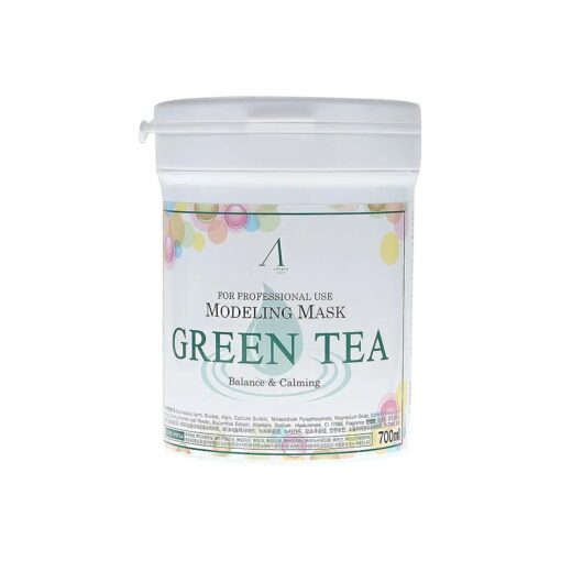 700ml Modeling Mask Powder Pack Green Tea for Soothing and Anti Oxidation by anskin