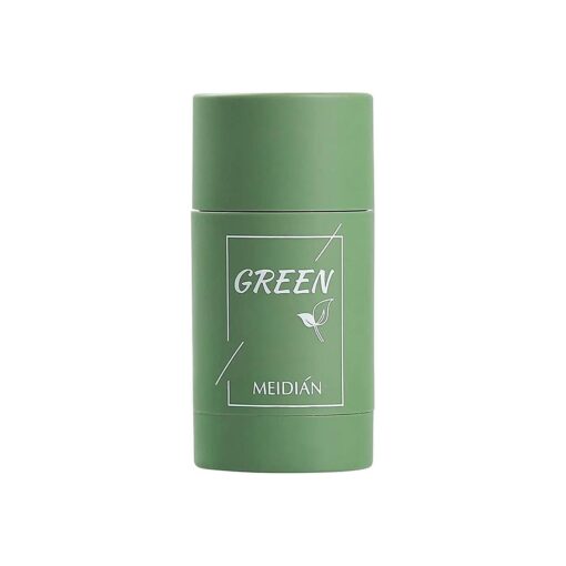 Green Tea Mask Stick, Purifying Clay Stick Mask Green Tea Cleansing Mask for Face Moisturizes Oil Control, Deep Clean Pores, Green Facial Mask Stick for Women or Men ...