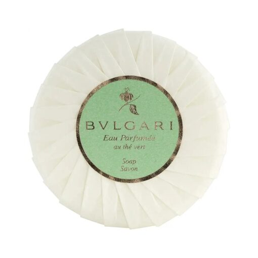 Bvlgari/Bulgari Au the Vert ( Green Tea ) Pleated Soap - 50 Grams