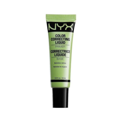 NYX Nyx cosmetics color correcting liquid primer green