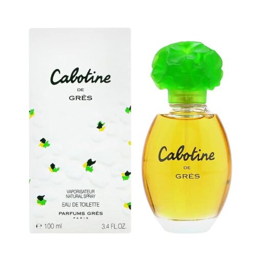 Gres Cabotine Women Eau De Toilette Spray, 3.4 Ounce, WHITE