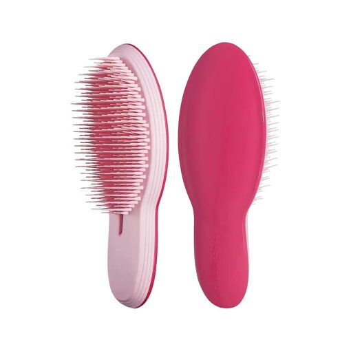 Tangle Teezer The Ultimate Finisher Smoothing Hair Brush and Hair Volumizer for All Hair Types, Pink