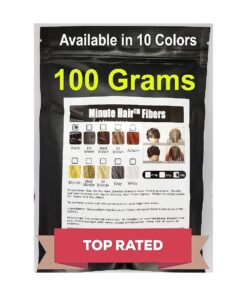 Hair Building Fibers 100 Grams ( 3.5 oz ) Minute Hair Refill Hair Loss Concealer That You Can Use for Your Bottles From Competitors Like Toppik, Xfusion ( Dark Brown )