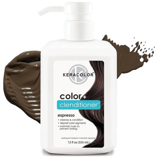 Keracolor Clenditioner Hair Dye ( 20 Colors ) Semi Permanent Hair Color Depositing Conditioner, 12 Fl Oz