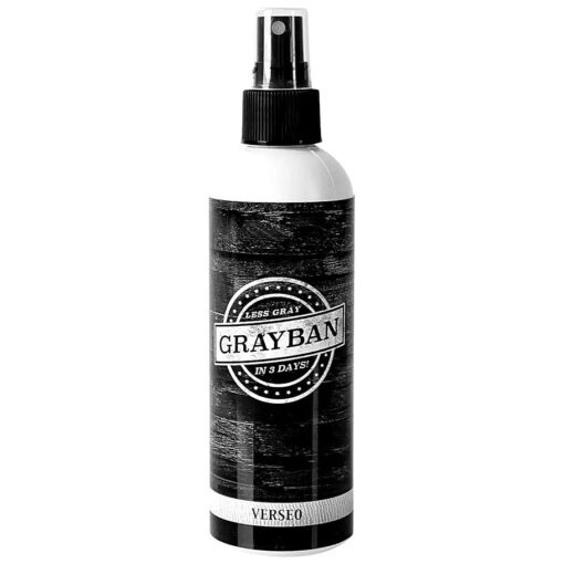 Grayban Hairspray Color Restorer for Gray Hair, Non-Dye Color Restoring Spray, Natural Protein Pigments Restore the Natural Color of your Hair, Works With All Hair Colors and Types