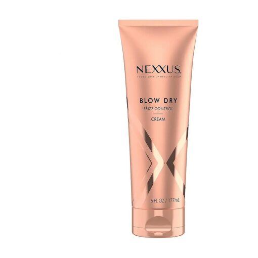 Nexxus Smooth & Full Blow Dry Balm Weightless Style Frizz Control, Volume & Heat Protect Styling Cream for Smooth & Full Hair 6 oz