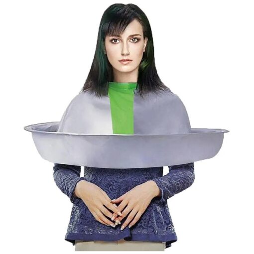 Hair Cutting Cape, Umbrella Design to Catch the Hair, Keep Clothes and Floor Clean, Barber Salon Capes for Adult/Kids