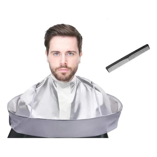 Hair Cutting Cape Professional Salon Barber Cape Foldable Haircut Cloak Hairdressing Umbrella Apron Kit for Adult Men and Women