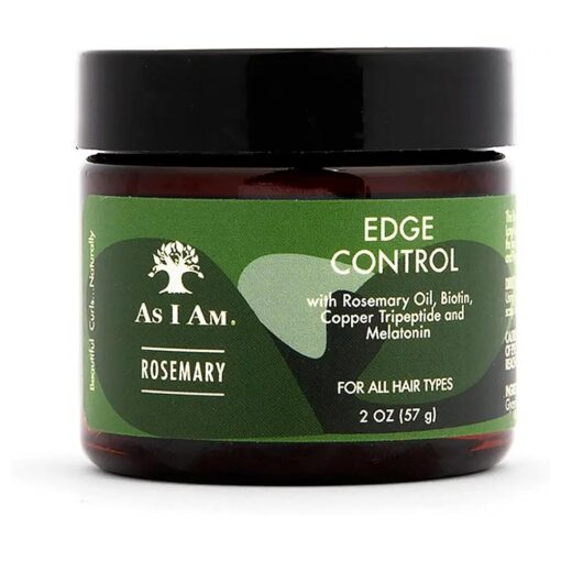 As I Am Rosemary Edge Control - 2 oz - with Melatonin & Ceramide